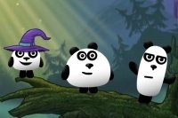 Fantasía de 3 pandas Fantasía de 3 pandas