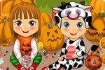 Gemelos en Halloween Gemelos en Halloween