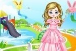 La princesa en el parque de agua La princesa en el parque de agua