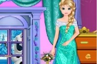 Limpiando el Castillo de Elsa