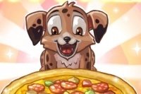 Pizza con cachorro Pizza con cachorro