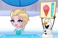Puesto de helado de Elsa