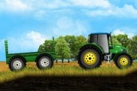 Tractor en la granja Tractor en la granja
