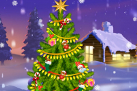 Decorando el árbol de Navidad